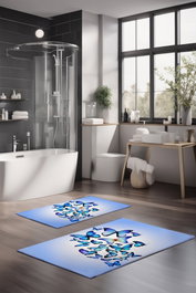 Mijölnir Juego de Alfombrillas de Baño CT-5113 Multicolor